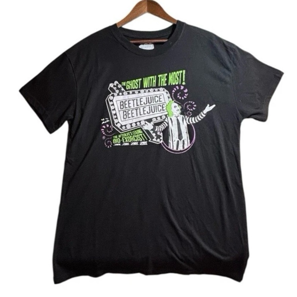 Beetle Juice Graphic Short Sleeve Tee Size Large